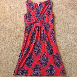 NWOT Lily Pulitzer Coral Print Dress